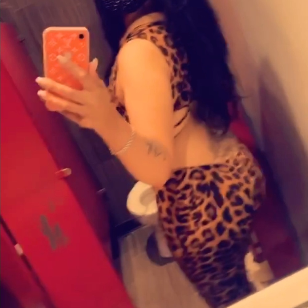 Leopard Sleeveless/Backless One piece